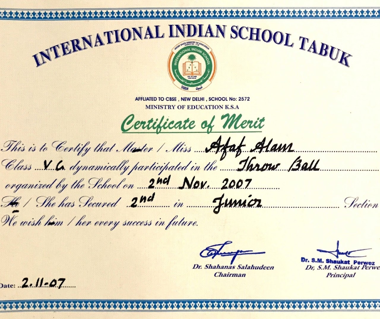 Award from IIST, KSA (2)